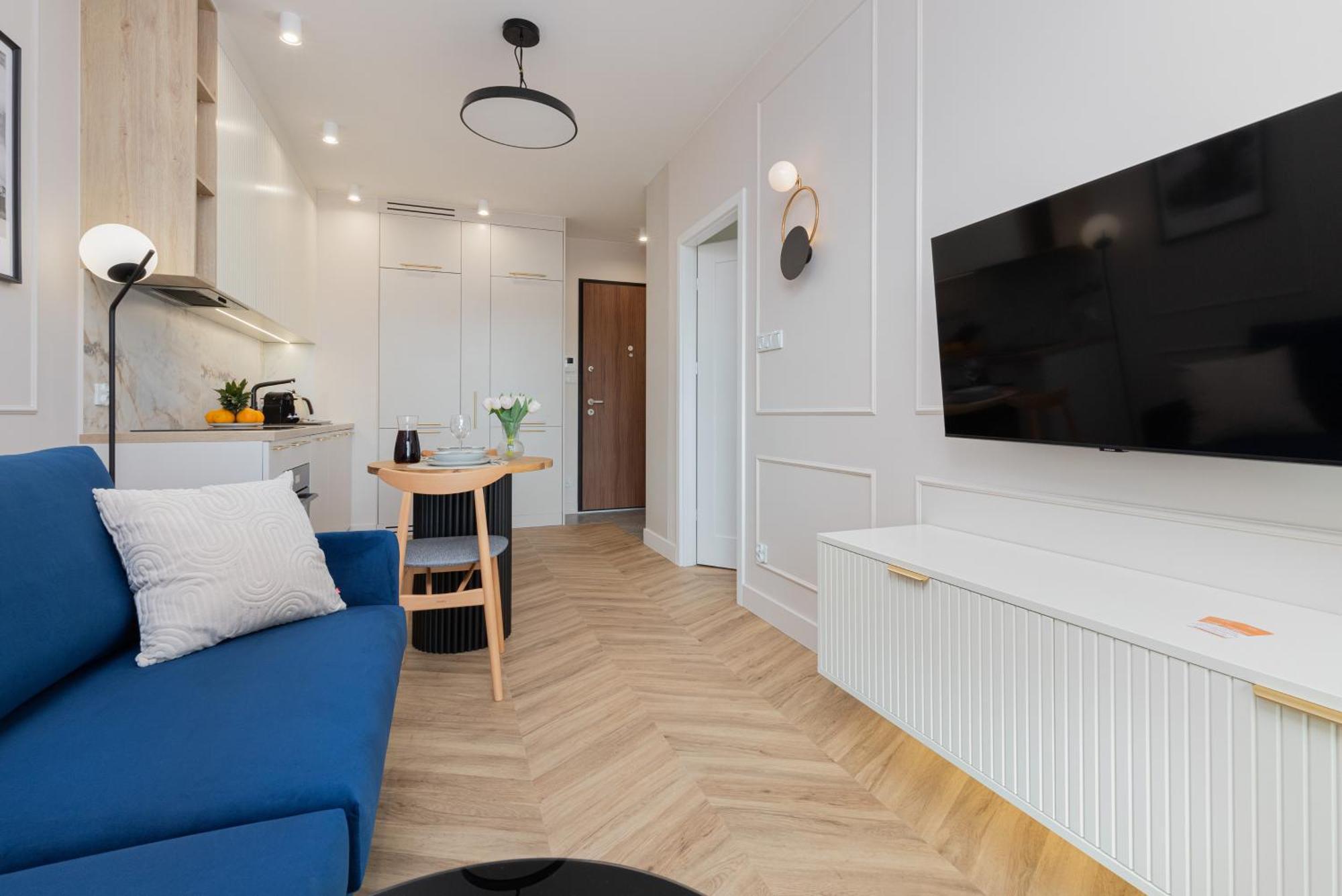 Sienna Grobla Apartment With View Of The Motlawa Terrace & Sauna, Gym By Noclegi Renters 格但斯克 外观 照片